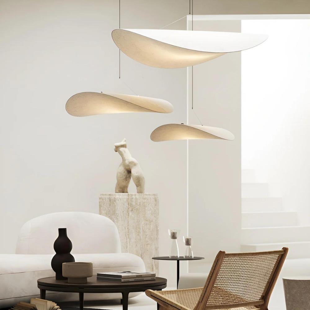 Japandi Hanglamp Met Organisch Design Voor Sfeervolle Verlichting