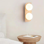 Travertin Wandlamp Met Meerdere Lichtpunten En Moderne Uitstraling
