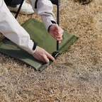 Opvouwbare Campingstoel met Rugleuning en Draagtas voor Outdoor Gebruik