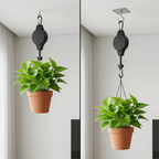 Plantenhanger Met Katrolsysteem Voor Eenvoudige Verzorging Van Hangplanten