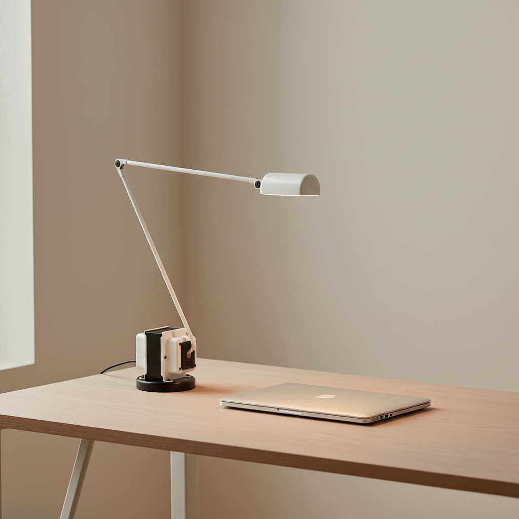 Bureaulamp met Verstelbare Arm en Gerichte Dimbare LED‑Werkverlichting