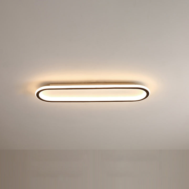 Plafondlamp met Ovale Vorm en Dimbare Lichtstanden