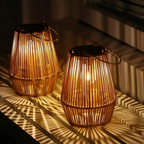 Solar Lantaarn voor Buiten met Warmwit LED Licht en Automatische Sensor