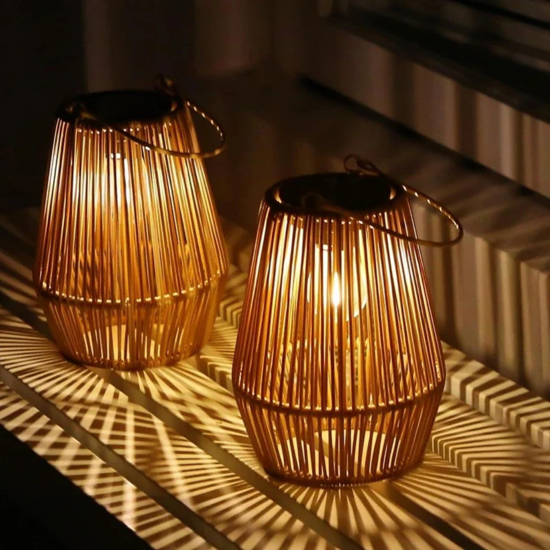 Solar Lantaarn voor Buiten met Warmwit LED Licht en Automatische Sensor