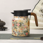 Thermoskan Voor Thee Met Elegante Bediening
