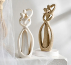 Eeuwige Omhelzing Abstract Beeldje Tijdloze Liefde Uniek Cadeau