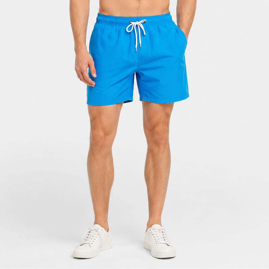 Heren Beachshort met Sneldrogende Stof en Verstelbaar Trekkoord
