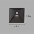 Wandlamp Met Mat Metalen Behuizing En Optionele Sensor Voor Strakke Halverlichting