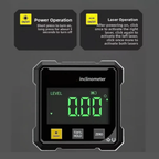 Digitale Hellingsmeter met Laser en Magnetische Zijden voor Nauwkeurige Metingen