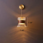 Wandlamp met Modern Hout‑Metaal Ontwerp en LED‑Compatibiliteit