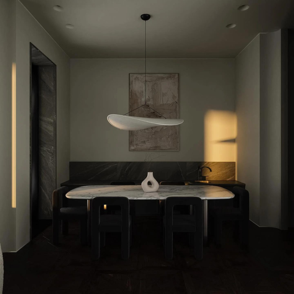 Japandi Hanglamp Met Organisch Design Voor Sfeervolle Verlichting