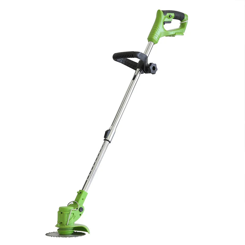 Draadloze 24V Grastrimmer met Vier Snijkoppen voor Tuinonderhoud