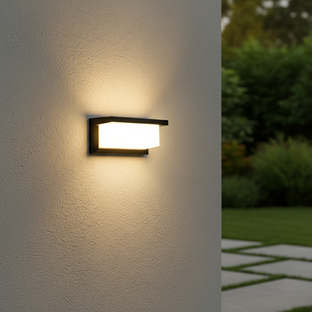 Buitenwandlamp met Modern Ontwerp en Heldere Weerbestendige LED‑Verlichting