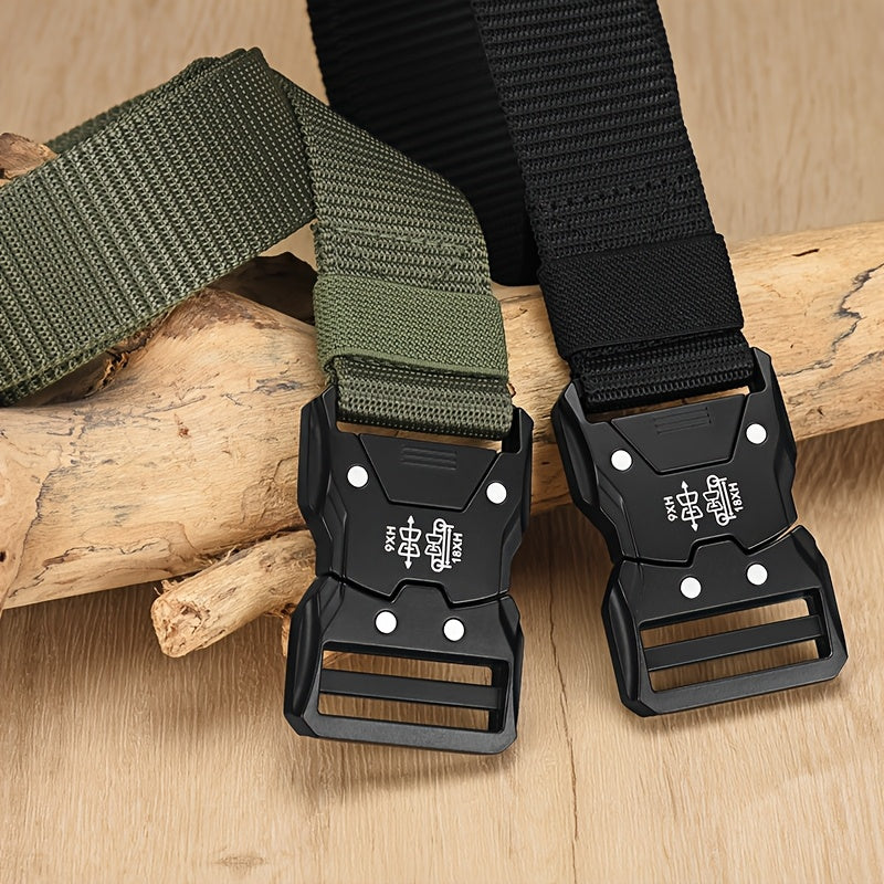 Nylon Outdoor Riemenset met Snelle Metalen Gesp