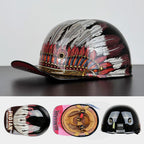 Cap‑Stijl Motorhelm met Sterke ABS‑Constructie en Veiligheidscertificering