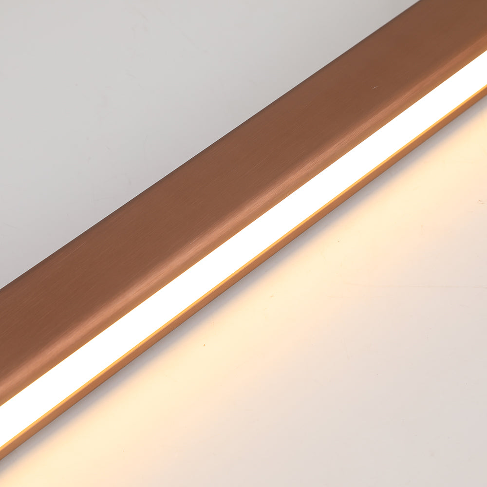 Lineaire Metalen LED Hanglamp Met Acrylkap