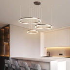 Ringhanglamp met LED‑Lichtverdeling en Verstelbare Ophanging