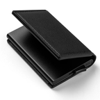 Leren Schuifportemonnee met RFID-Blokkering voor Kaarten en Contant Geld