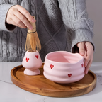 Matcha Geschenkset Met Schenkkom En Traditionele Matcha Accessoires
