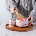 Matcha Geschenkset Met Schenkkom En Traditionele Matcha Accessoires