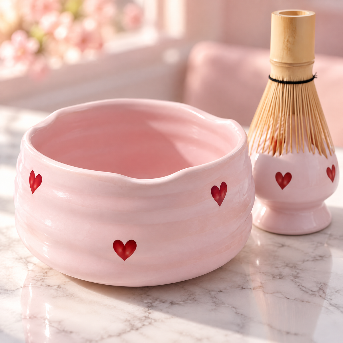 Matcha Geschenkset Met Schenkkom En Traditionele Matcha Accessoires