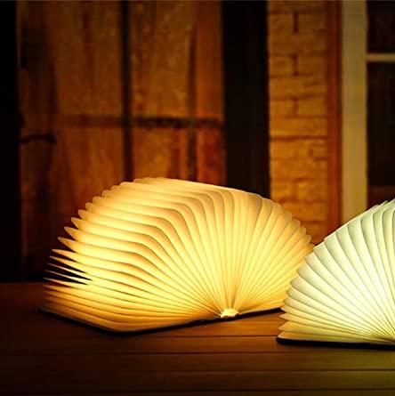 Tafellamp in Boekvorm met Warm Ledlicht