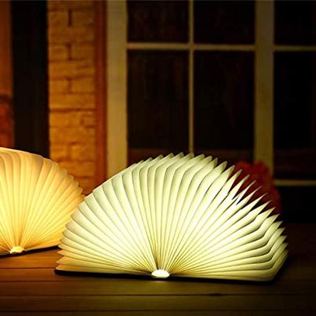 Tafellamp in Boekvorm met Warm Ledlicht