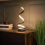 Spiraal LED Tafellamp met Dimbare Verlichting