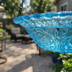 Vogelbad van Glas met Hangketting en Zonnefontein voor Tuin en Terras