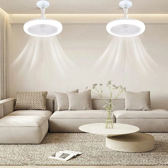Stijlvolle Plafondventilator Schroeft in Elke Lampfitting