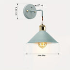Metalen wandlampenset met industriële afwerking en E26-fitting