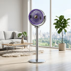 Draadloze Staande Ventilator met Verstelbare Hoogte en 5 Snelheden