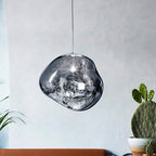 Moderne Glazen Hanglamp met Verstelbare Lijnlengte en Luxe Afwerking voor Eetkamer en Woonruimte
