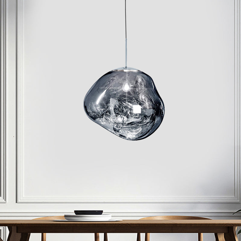 Moderne Glazen Hanglamp met Verstelbare Lijnlengte en Luxe Afwerking voor Eetkamer en Woonruimte