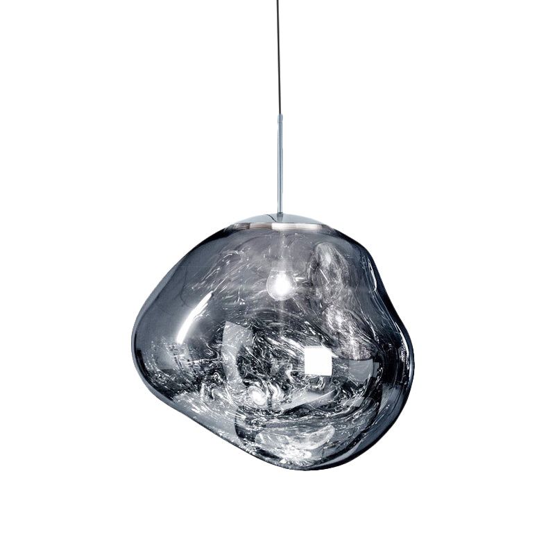 Moderne Glazen Hanglamp met Verstelbare Lijnlengte en Luxe Afwerking voor Eetkamer en Woonruimte