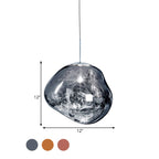Moderne Glazen Hanglamp met Verstelbare Lijnlengte en Luxe Afwerking voor Eetkamer en Woonruimte
