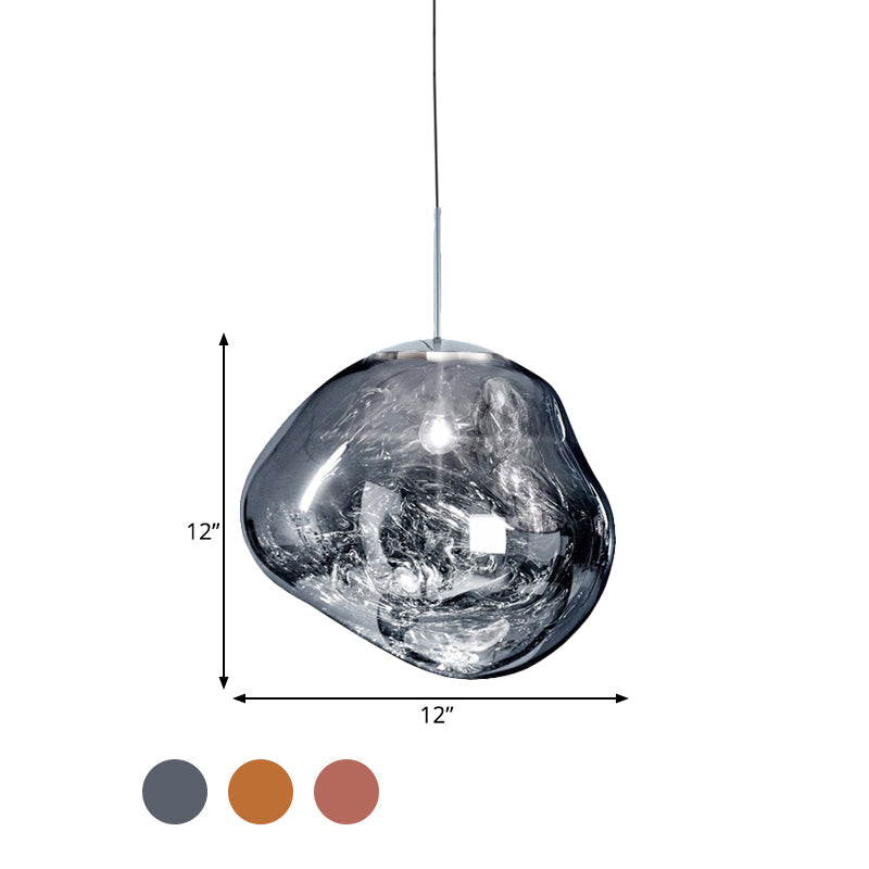 Moderne Glazen Hanglamp met Verstelbare Lijnlengte en Luxe Afwerking voor Eetkamer en Woonruimte