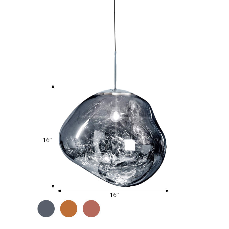 Moderne Glazen Hanglamp met Verstelbare Lijnlengte en Luxe Afwerking voor Eetkamer en Woonruimte