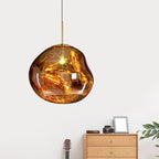 Moderne Glazen Hanglamp met Verstelbare Lijnlengte en Luxe Afwerking voor Eetkamer en Woonruimte