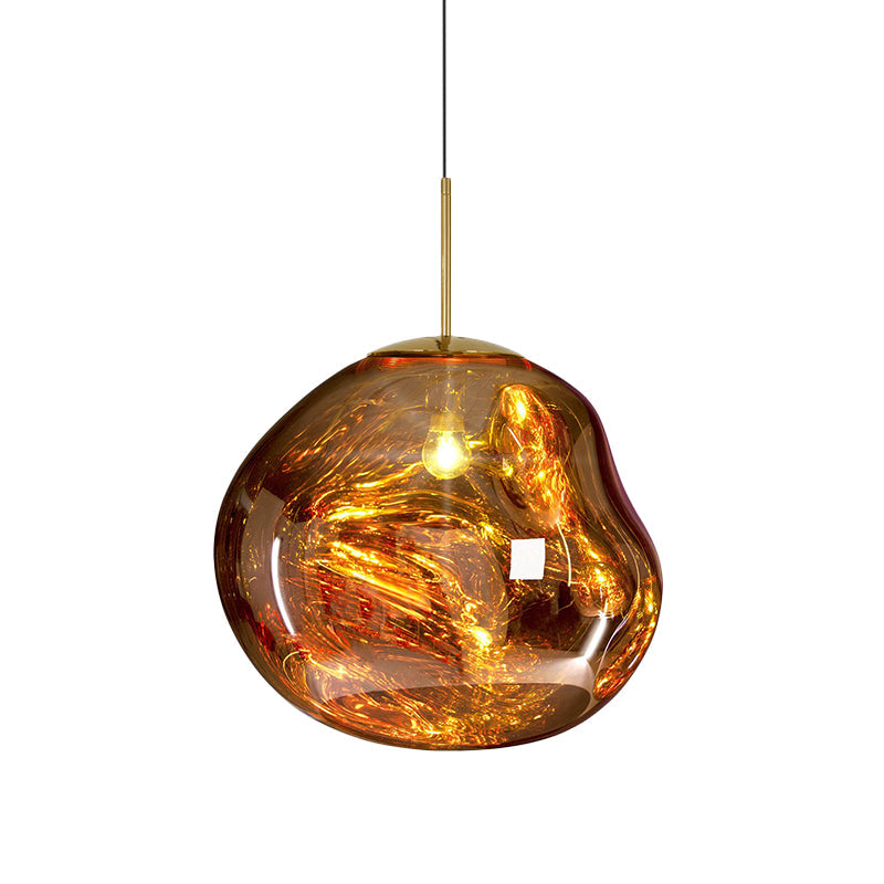 Moderne Glazen Hanglamp met Verstelbare Lijnlengte en Luxe Afwerking voor Eetkamer en Woonruimte