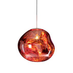Moderne Glazen Hanglamp met Verstelbare Lijnlengte en Luxe Afwerking voor Eetkamer en Woonruimte