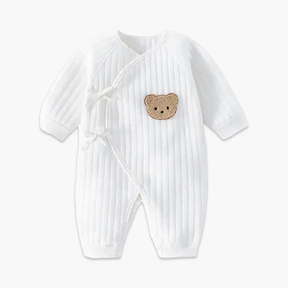 Baby Romper Met Beertjesprint En Zachte Comfortabele Pasvorm