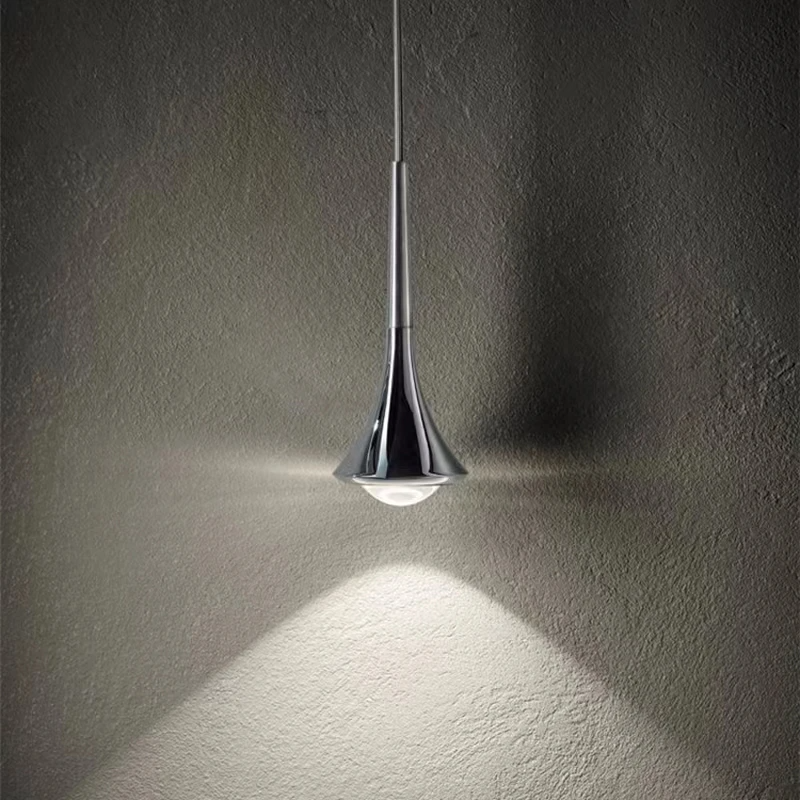 Nordische LED Hanglamp van Metaal met Druppelvormig Ontwerp