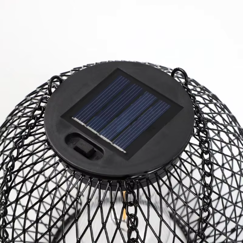 Solar Buitenlantaarn met Automatische Schemerverlichting en Weerbestendige Constructie