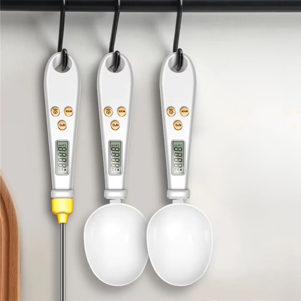 Digitale Keukenschep Met Weegschaal En Thermometer Voor Nauwkeurig Koken