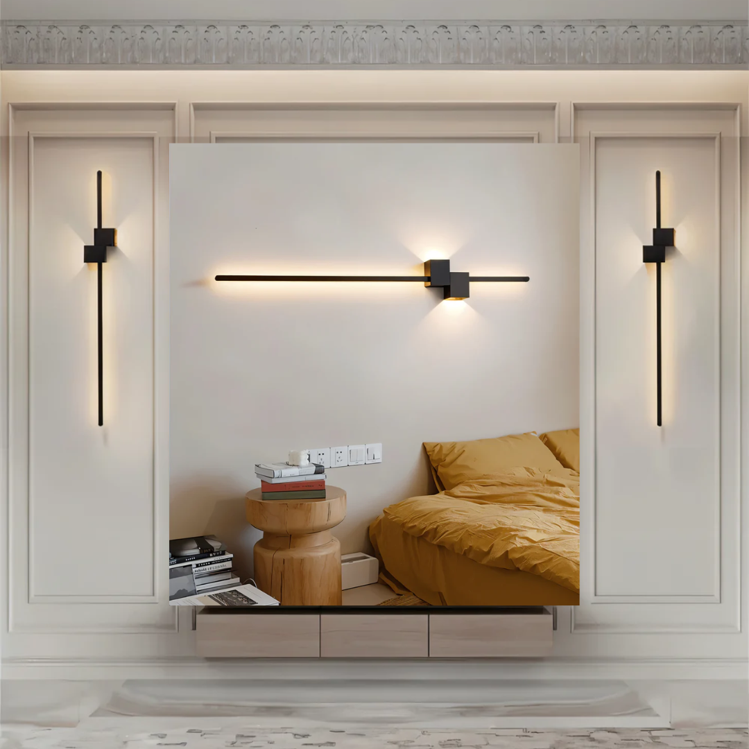 Aluminium Wandlamp met Warm Ledlicht