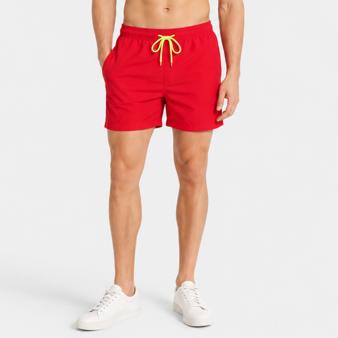 Heren Beachshort met Sneldrogende Stof en Verstelbaar Trekkoord