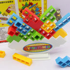 Magnetisch Evenwichtsspel met Kleurrijk Tetris Ontwerp