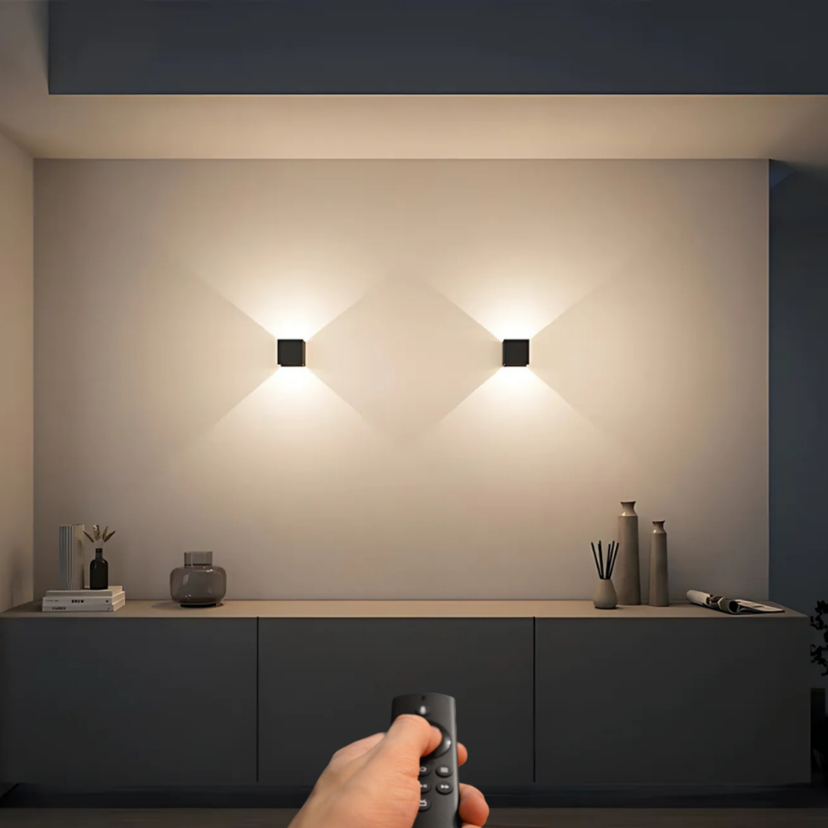 Draadloze LED Wandlamp met Afstandsbediening