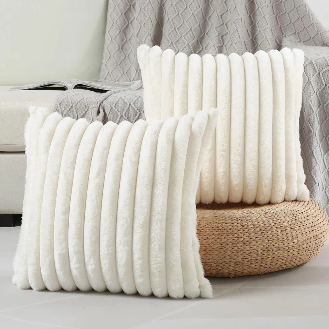 Pluche Kussensloop Met Zachte Structuur En Moderne Comfortafwerking
